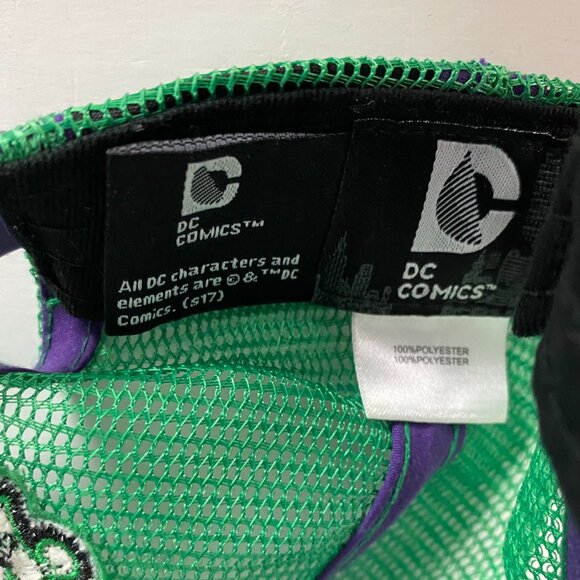 The Joker DC Comics Snapback Hat Green All Over Print - Picture 9 of 9